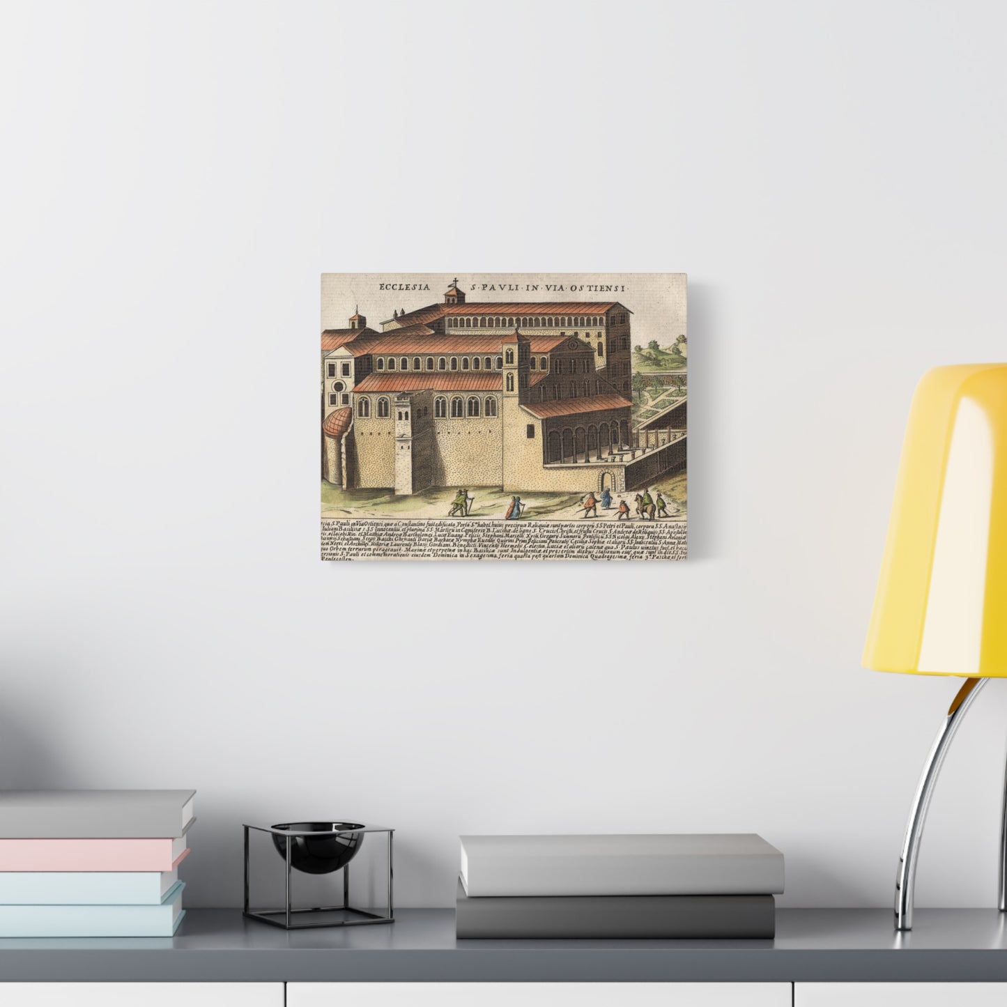 Basilica of Saint Paul Outside the Walls Historic Art Canvas