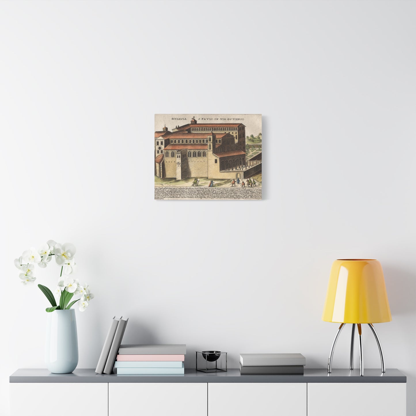 Basilica of Saint Paul Outside the Walls Historic Art Canvas