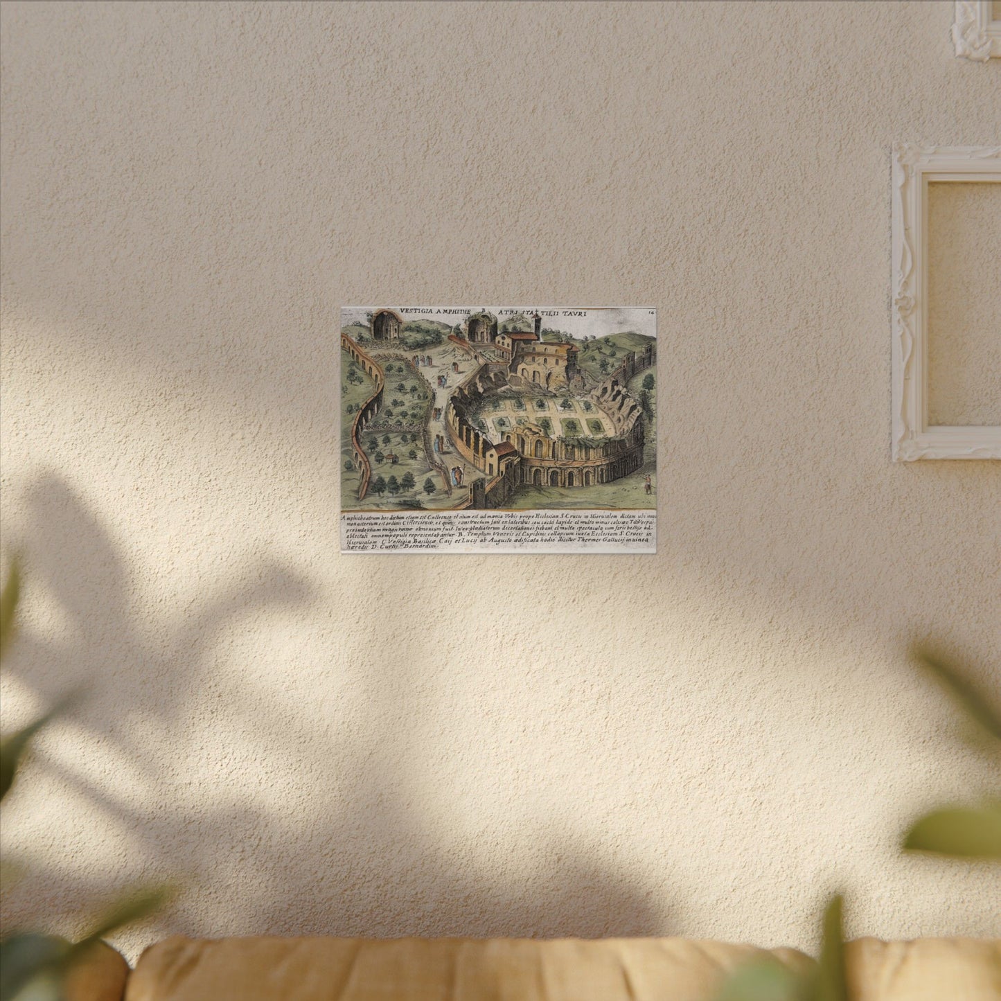 Amphitheatrum Castrense in Rome Canvas Art Print