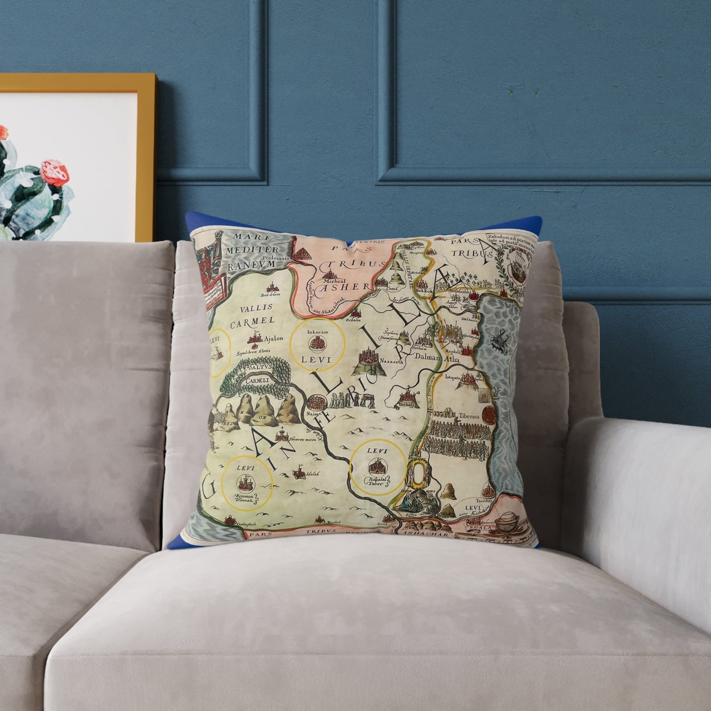 Galilee & the Twelve Tribes of Israel Pillow
