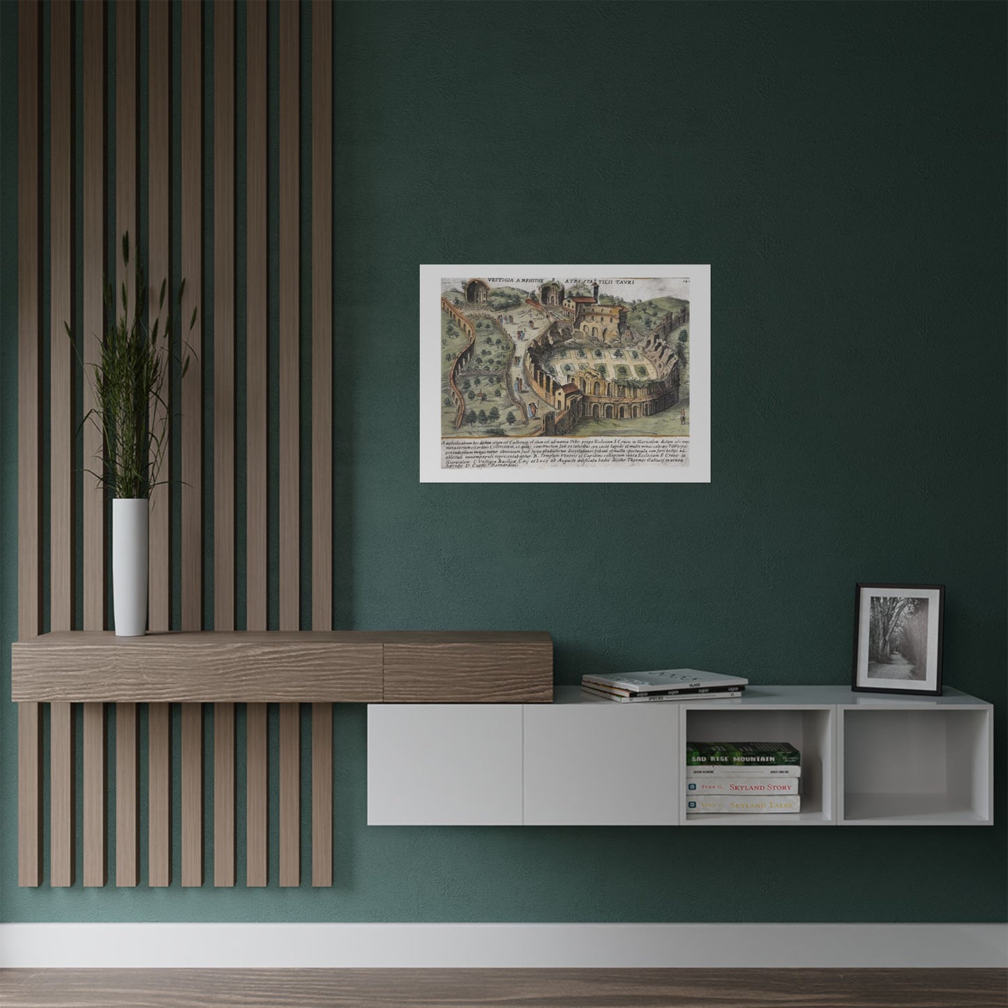 Ruins of Amphitheatrum Castrense in Rome Art Print