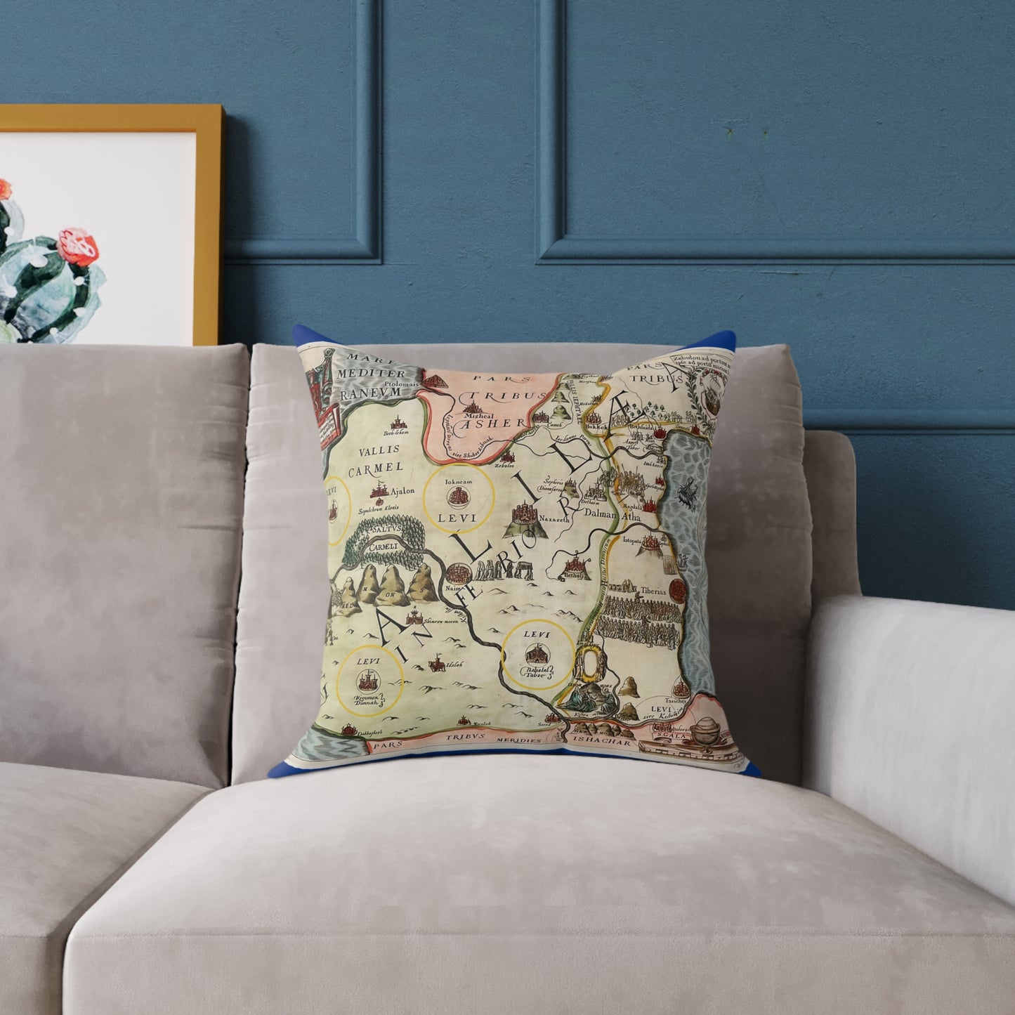 Galilee & the Twelve Tribes of Israel Pillow