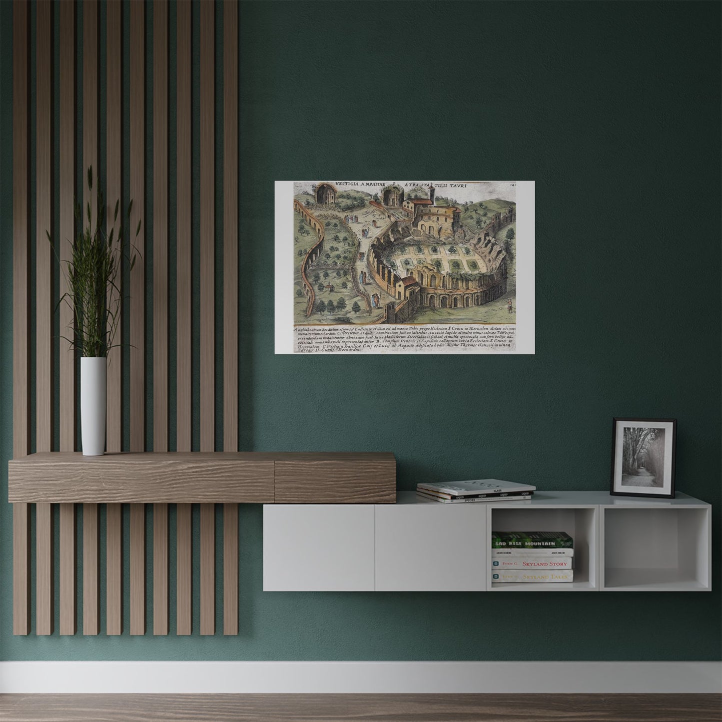 Ruins of Amphitheatrum Castrense in Rome Art Print
