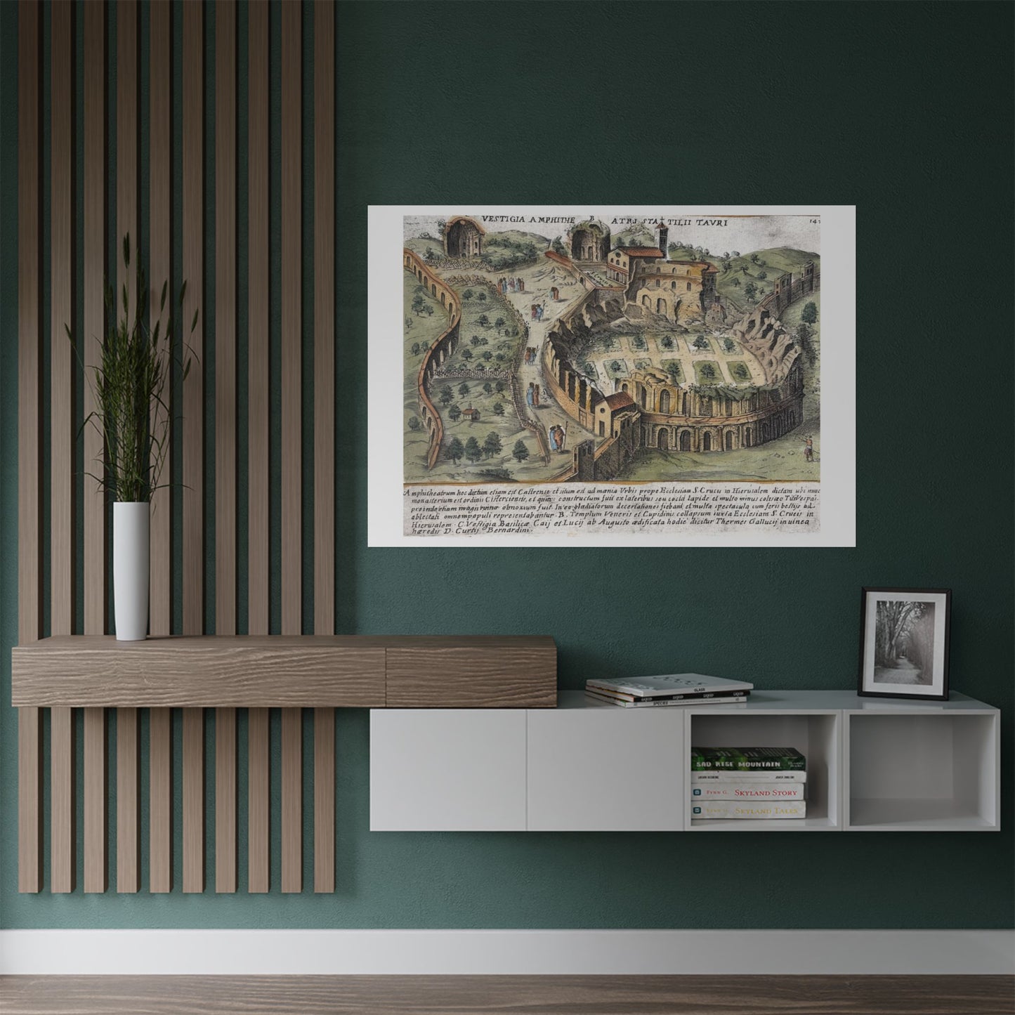 Ruins of Amphitheatrum Castrense in Rome Art Print