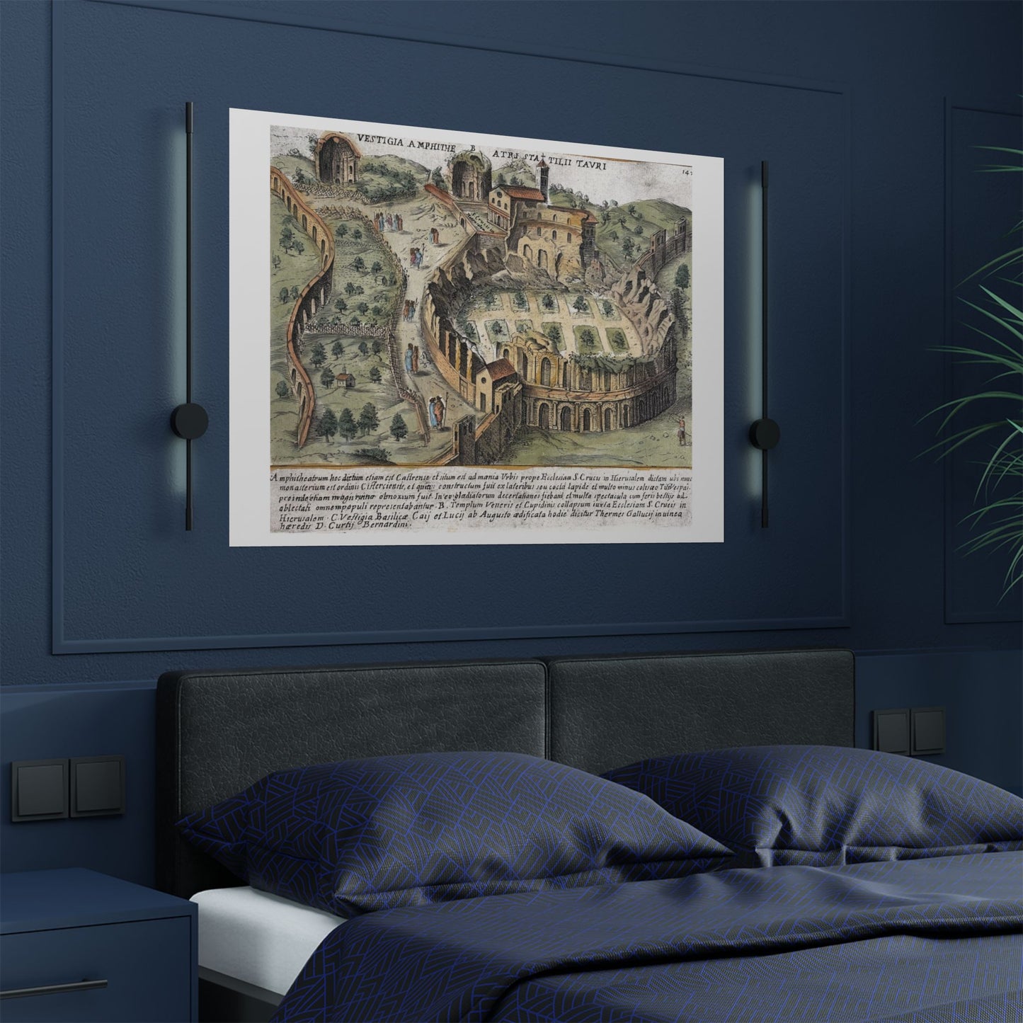 Ruins of Amphitheatrum Castrense in Rome Art Print