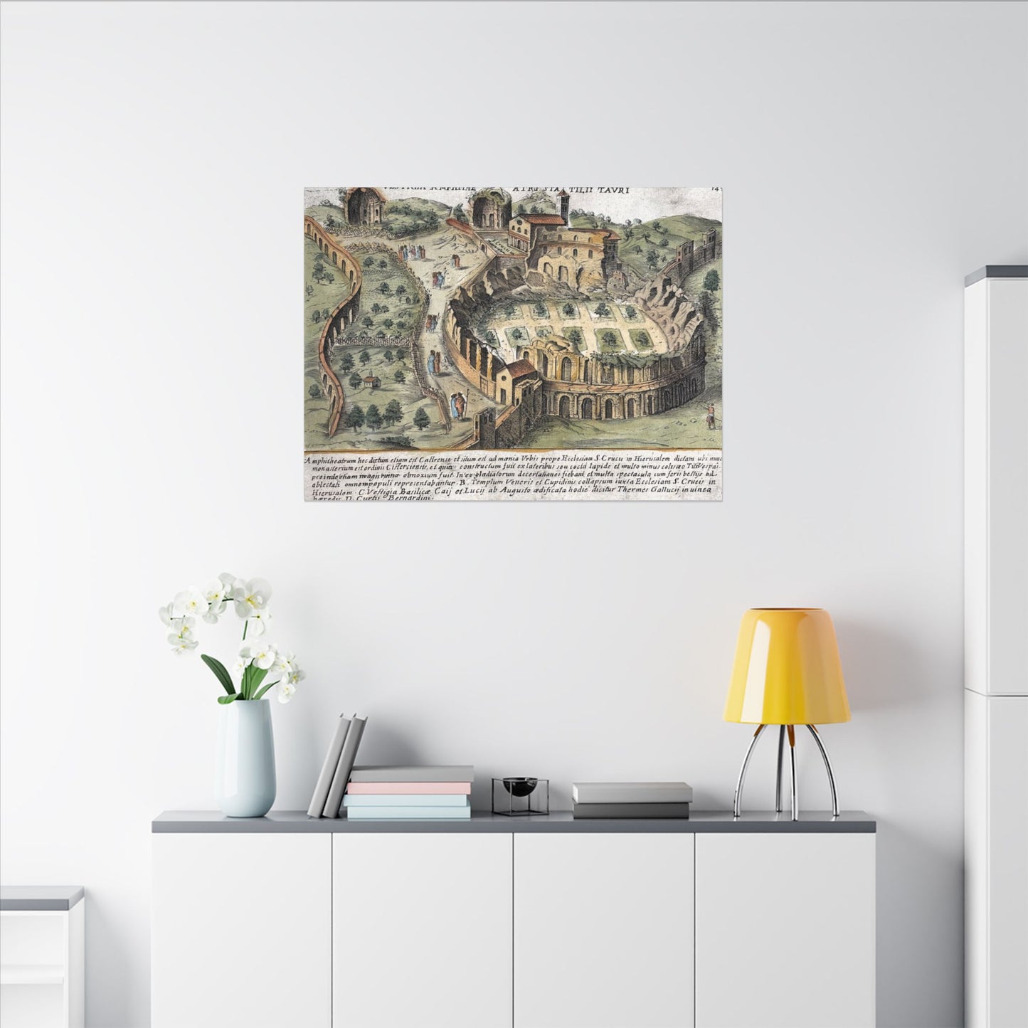 Amphitheatrum Castrense in Rome Canvas Art Print