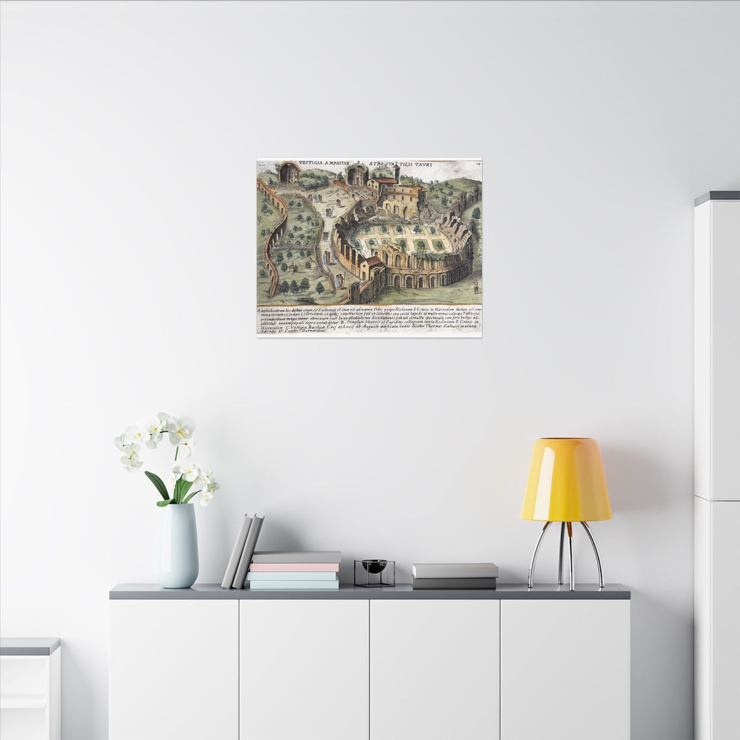 Amphitheatrum Castrense in Rome Canvas Art Print