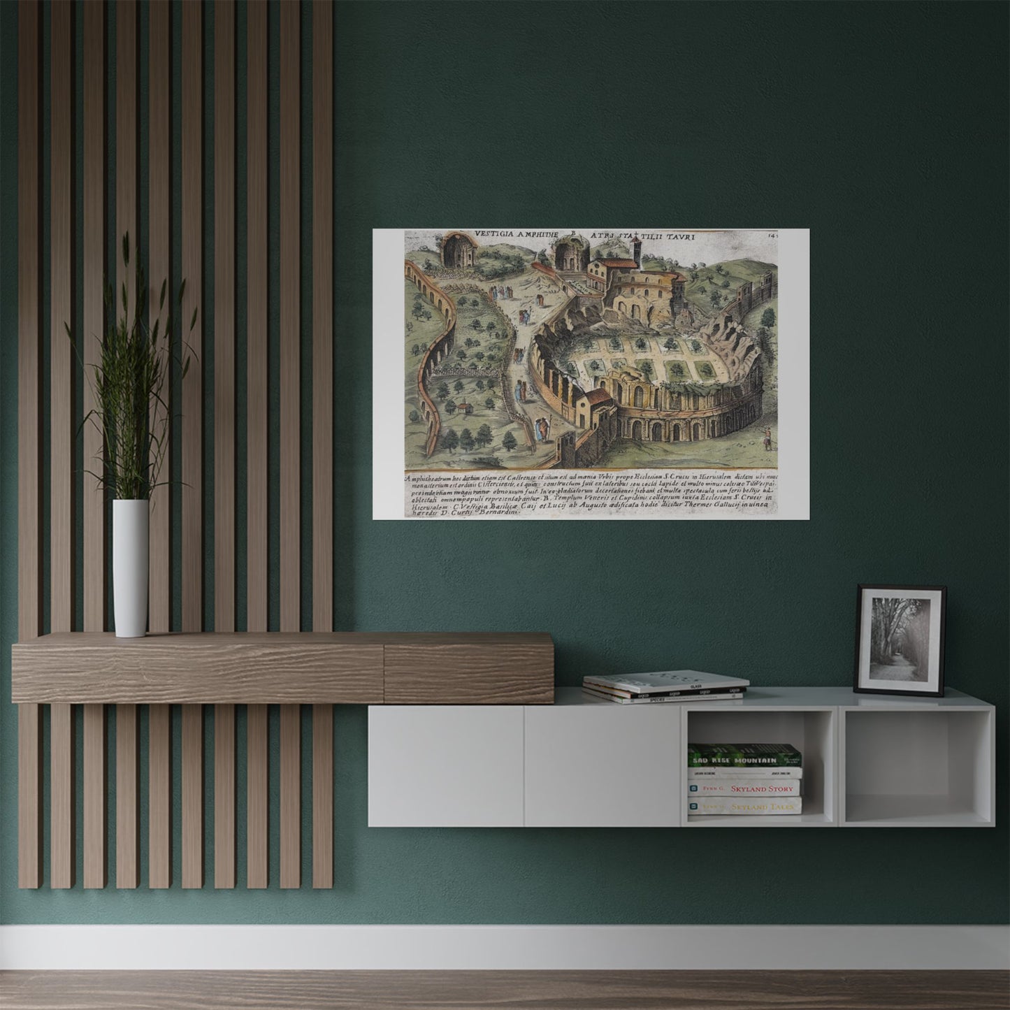 Ruins of Amphitheatrum Castrense in Rome Art Print