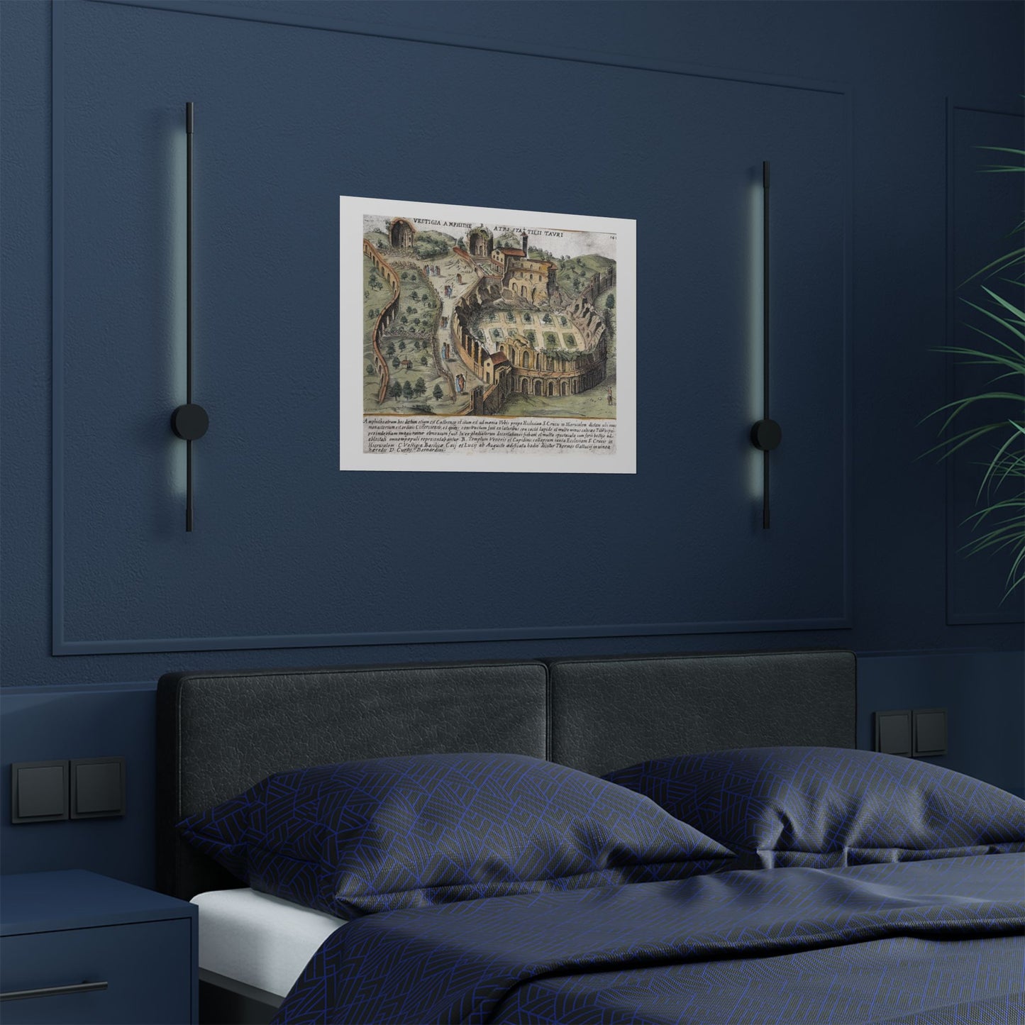 Ruins of Amphitheatrum Castrense in Rome Art Print