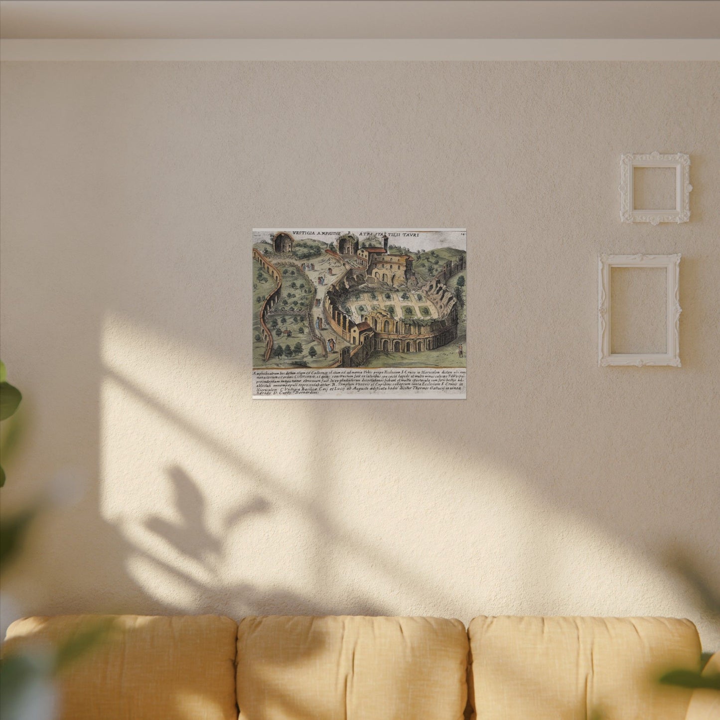 Amphitheatrum Castrense in Rome Canvas Art Print
