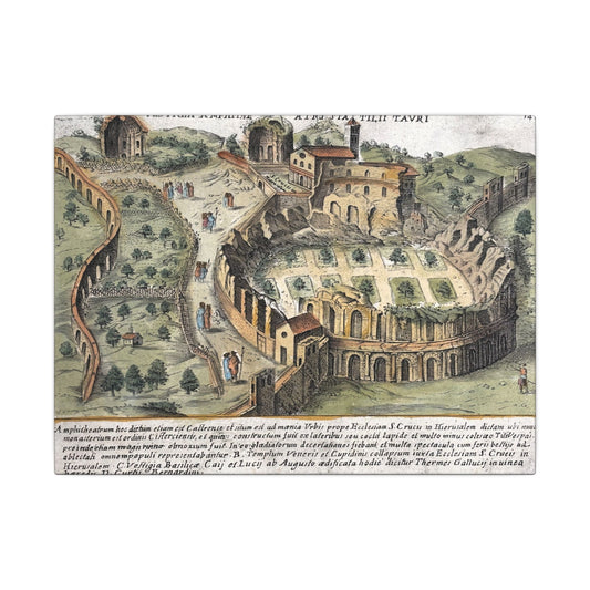 Amphitheatrum Castrense in Rome Canvas Art Print