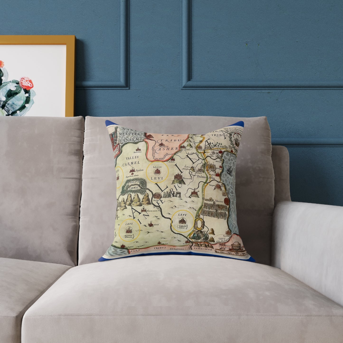Galilee & the Twelve Tribes of Israel Pillow