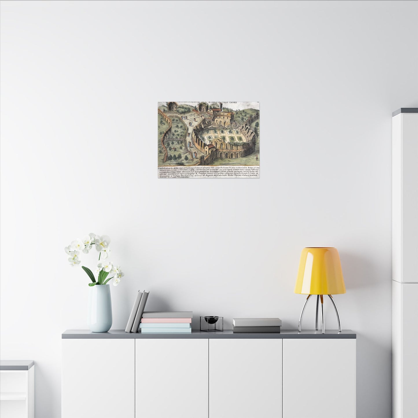 Amphitheatrum Castrense in Rome Canvas Art Print