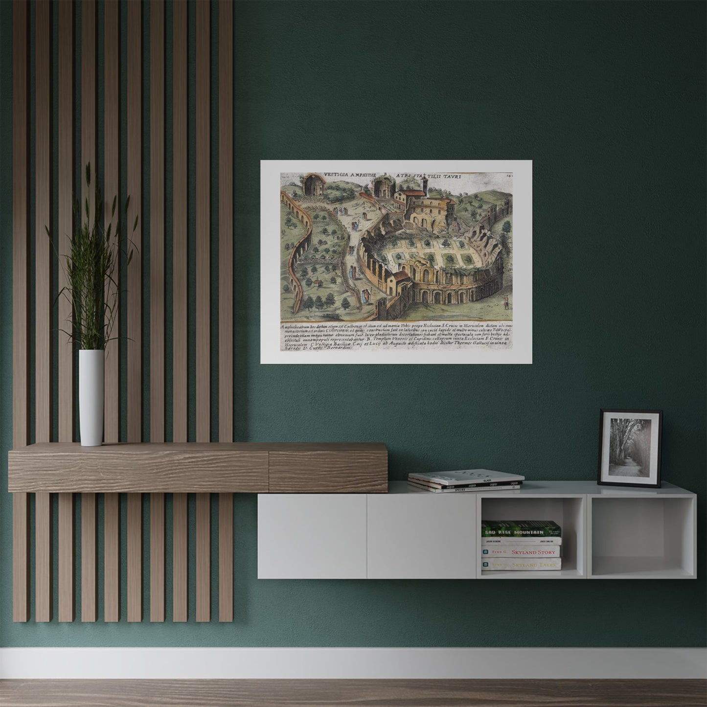 Ruins of Amphitheatrum Castrense in Rome Art Print