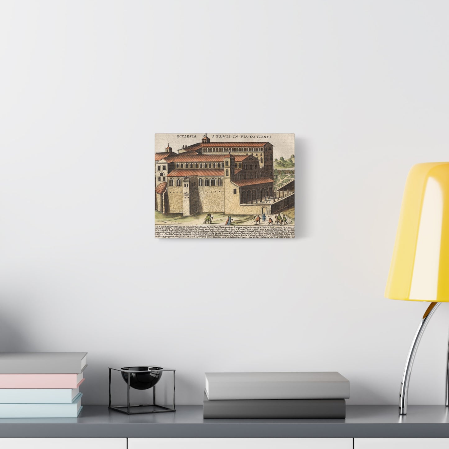 Basilica of Saint Paul Outside the Walls Historic Art Canvas