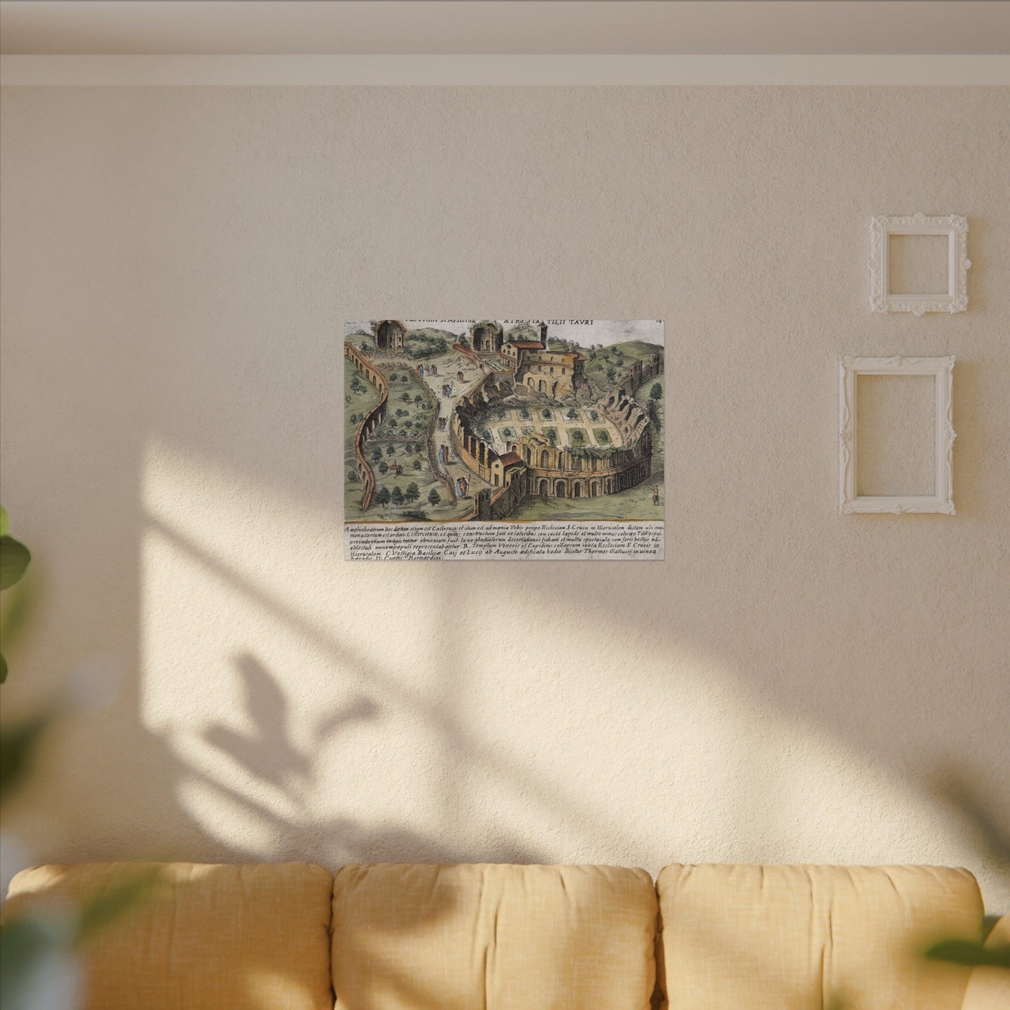 Amphitheatrum Castrense in Rome Canvas Art Print
