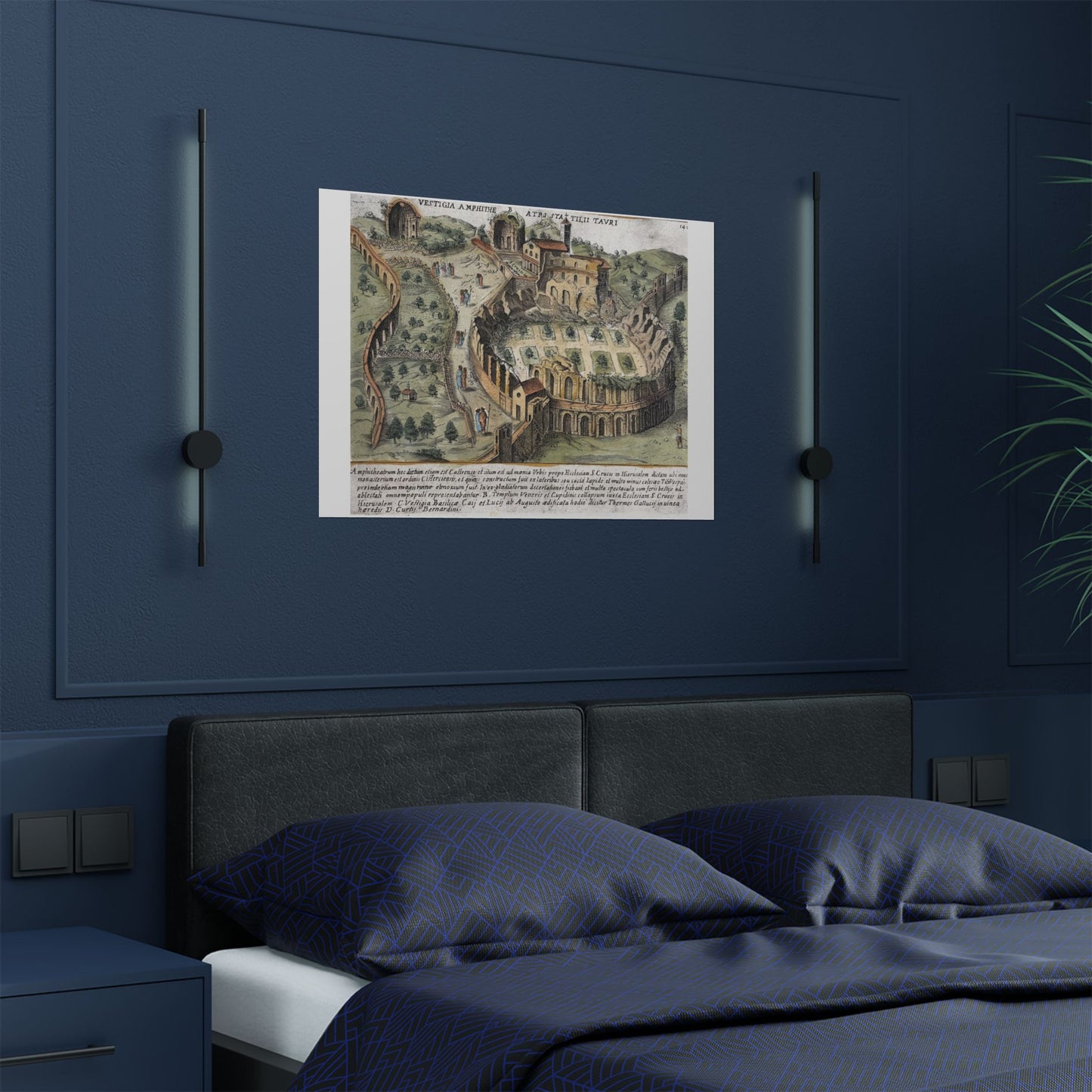 Ruins of Amphitheatrum Castrense in Rome Art Print