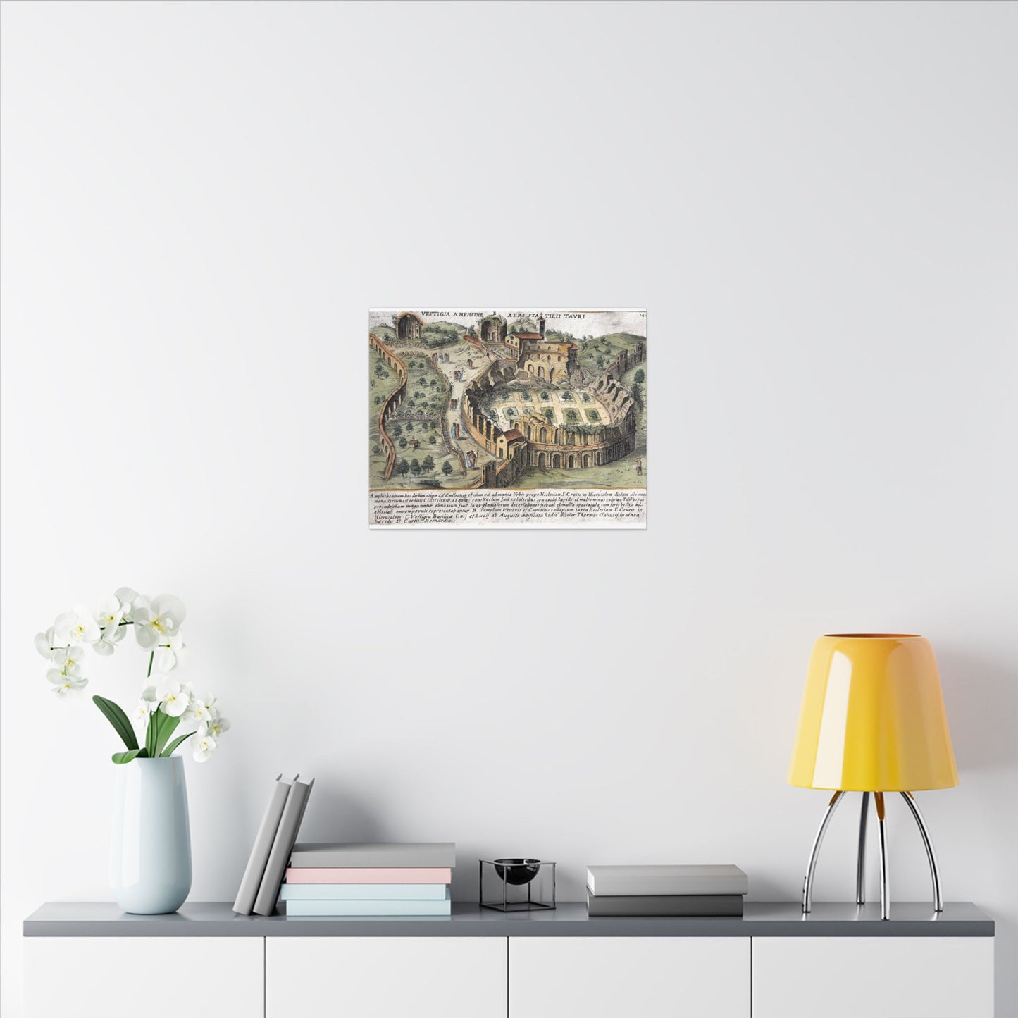 Amphitheatrum Castrense in Rome Canvas Art Print