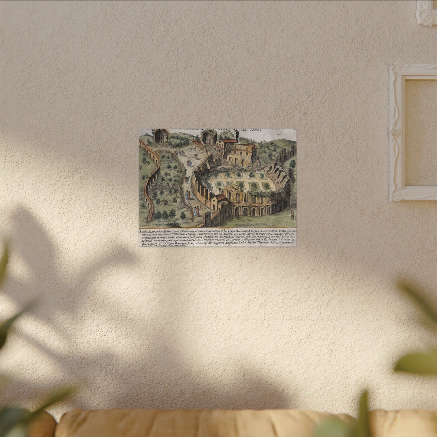 Amphitheatrum Castrense in Rome Canvas Art Print