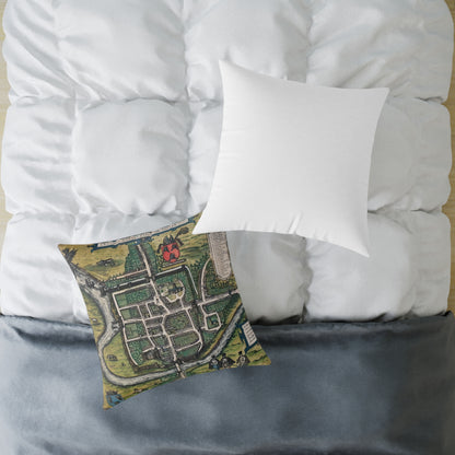 Chester (Cestria), England Map Design Pillow