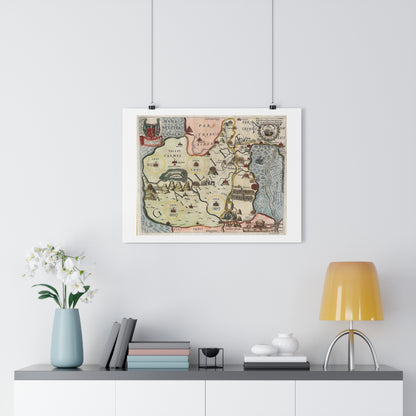 Galilee & the Twelve Tribes of Israel Giclée Art Print