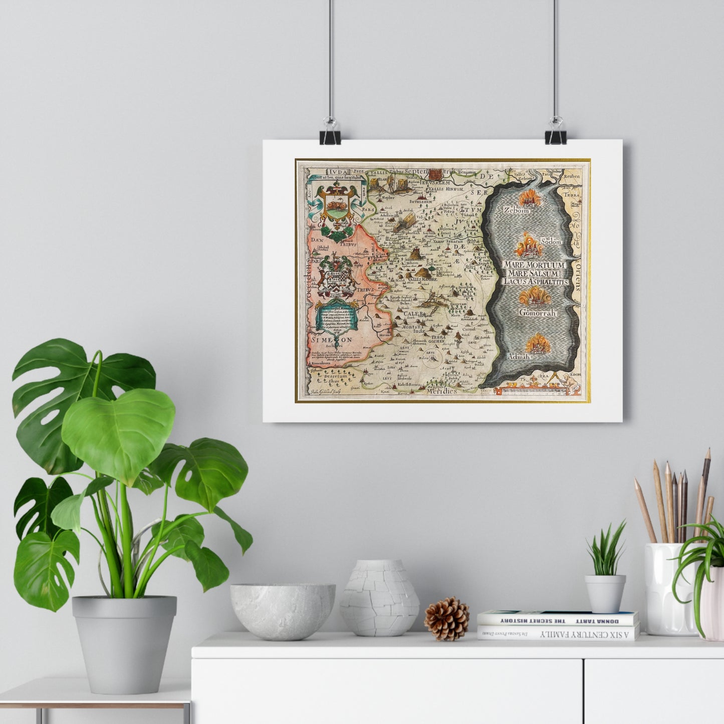 Tribes of Judah & Simeon with the Dead Sea Giclée Art Print
