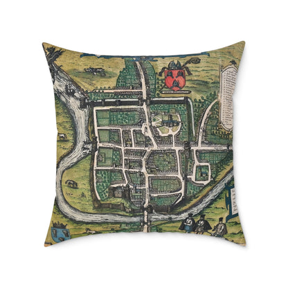 Chester (Cestria), England Map Design Pillow