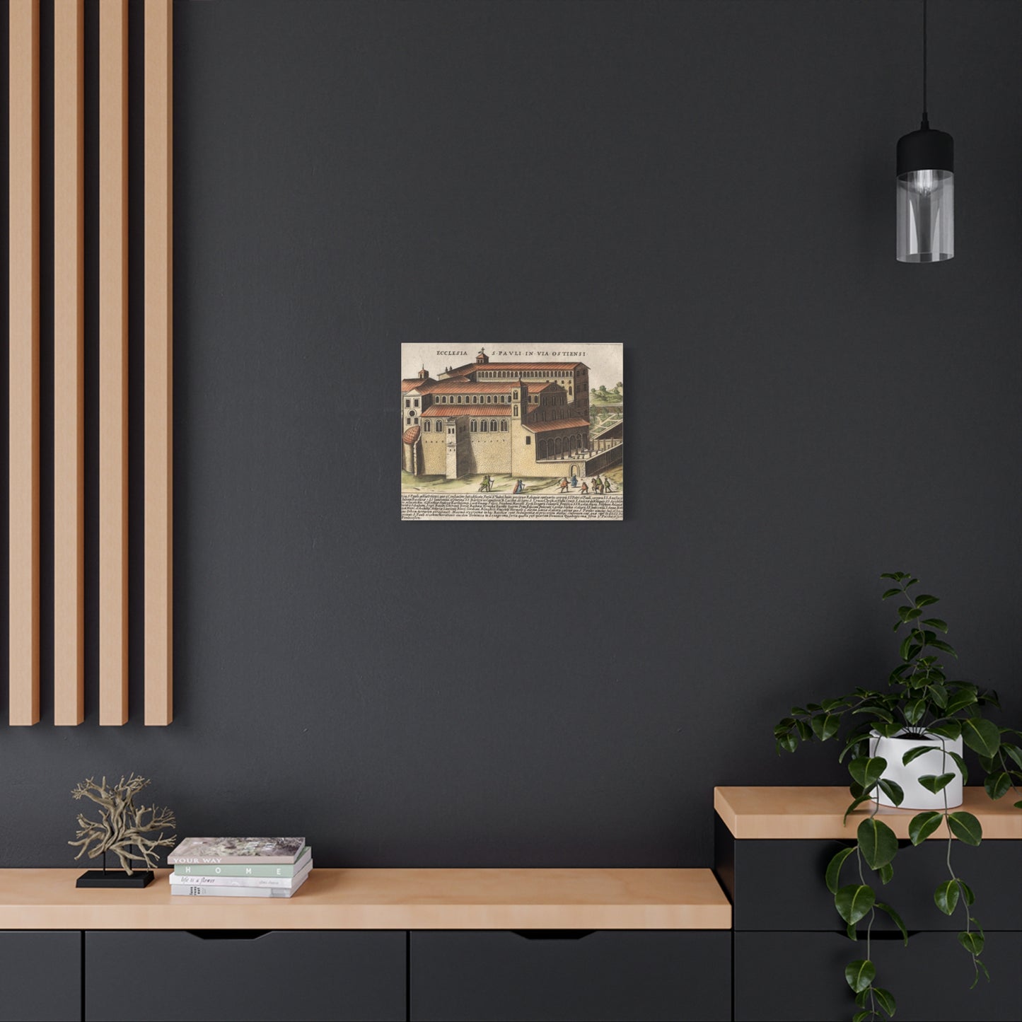Basilica of Saint Paul Outside the Walls Historic Art Canvas
