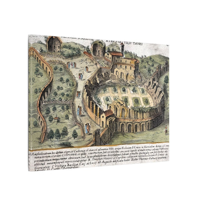 Amphitheatrum Castrense in Rome Canvas Art Print
