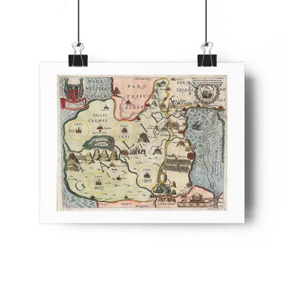 Galilee & the Twelve Tribes of Israel Giclée Art Print