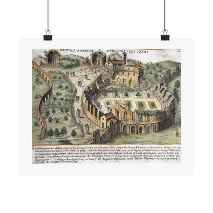 Ruins of Amphitheatrum Castrense in Rome Art Print