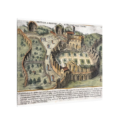 Amphitheatrum Castrense in Rome Canvas Art Print