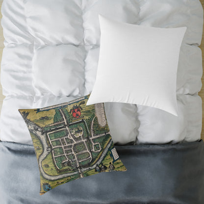 Chester (Cestria), England Map Design Pillow