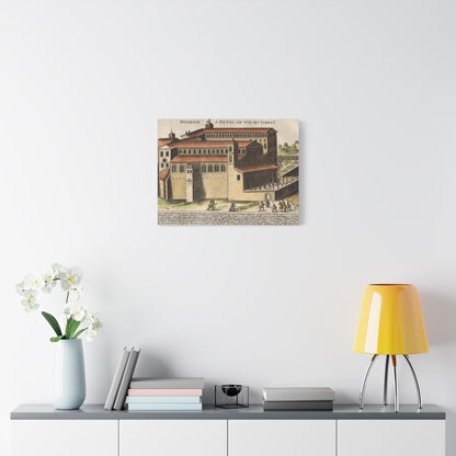 Basilica of Saint Paul Outside the Walls Historic Art Canvas