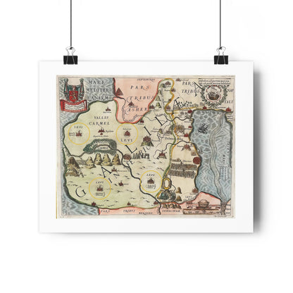 Galilee & the Twelve Tribes of Israel Giclée Art Print