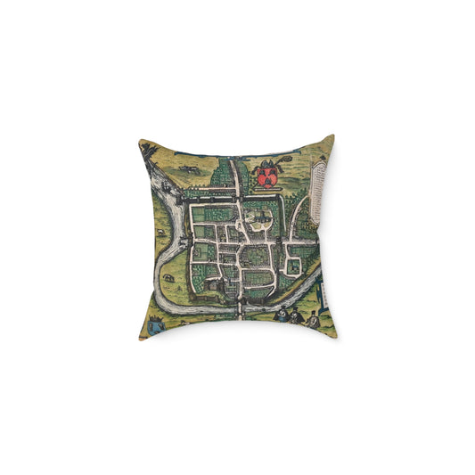 Chester (Cestria), England Map Design Pillow