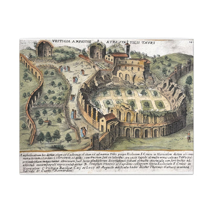 Amphitheatrum Castrense in Rome Canvas Art Print