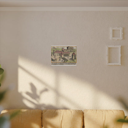 The Church of Saints Vincent and Anastasius at the Three Fountains Historic Canvas Wall Art