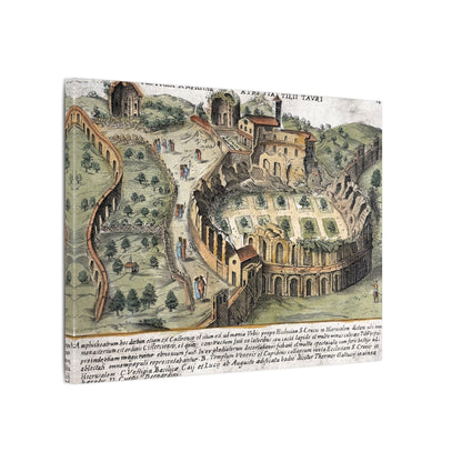 Amphitheatrum Castrense in Rome Canvas Art Print