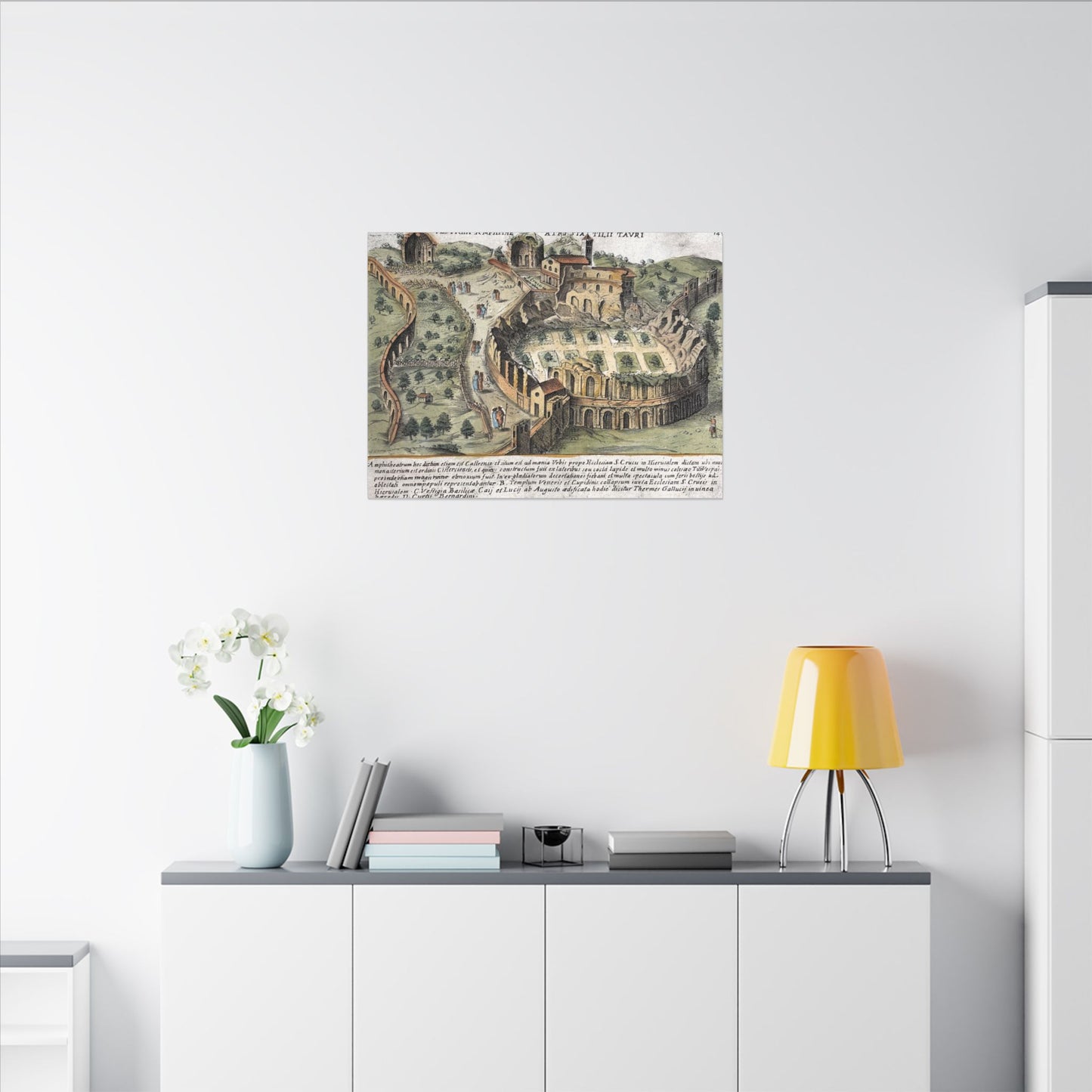 Amphitheatrum Castrense in Rome Canvas Art Print