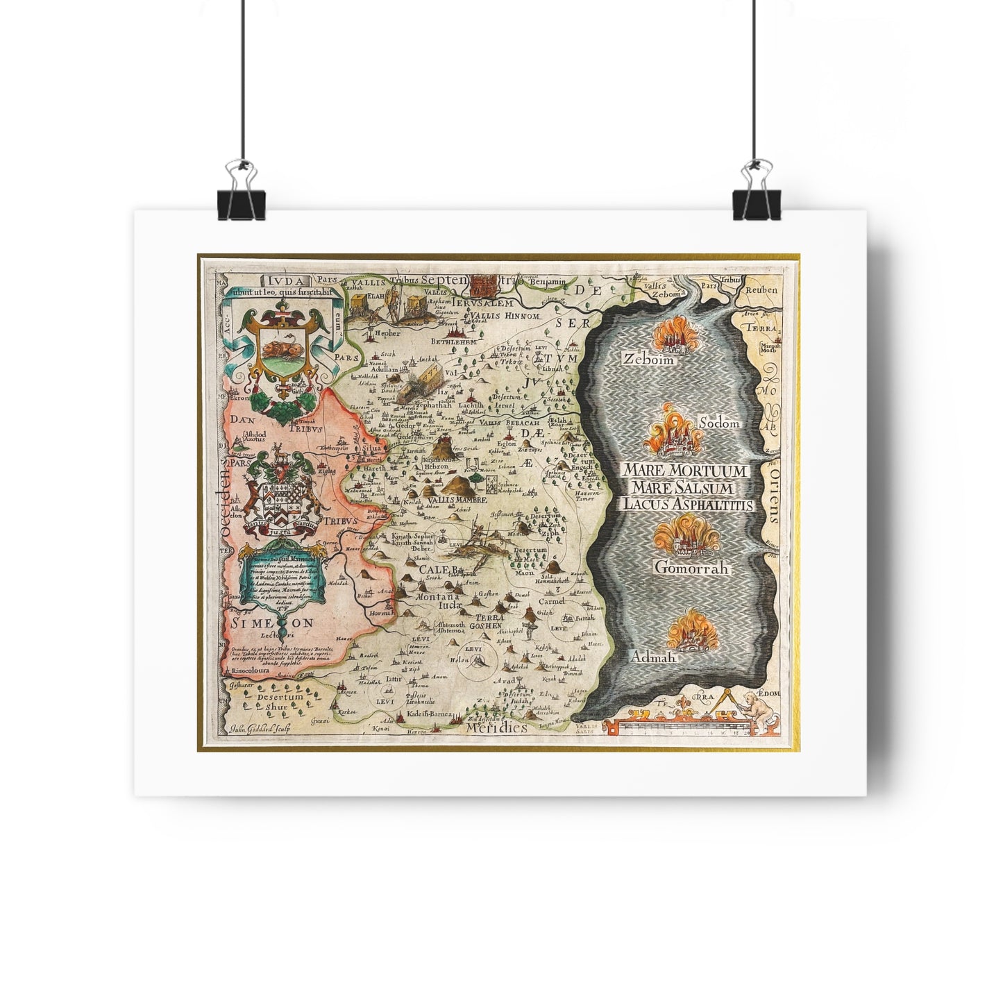 Tribes of Judah & Simeon with the Dead Sea Giclée Art Print