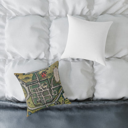 Chester (Cestria), England Map Design Pillow