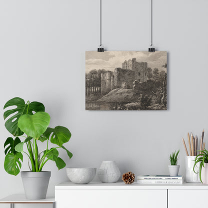 Art Print - Brougham Castle, Cumbria Copperplate Engraving, c 1790–1830