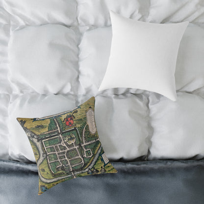 Chester (Cestria), England Map Design Pillow