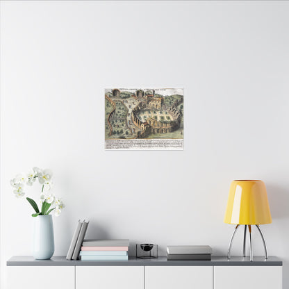 Amphitheatrum Castrense in Rome Canvas Art Print